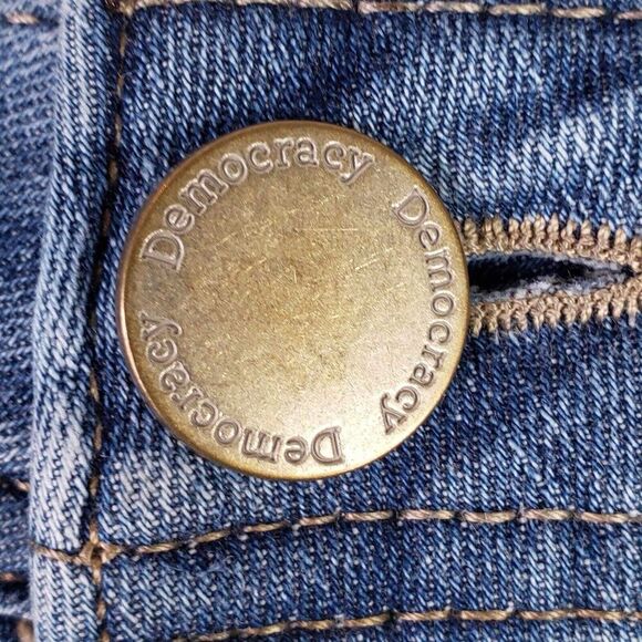 Democracy Jeans Women’s Size 10 Light Wash "Ab" Technology Denim Skinny - Picture 6 of 11